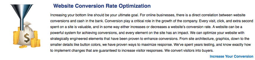 conversion rate optimization